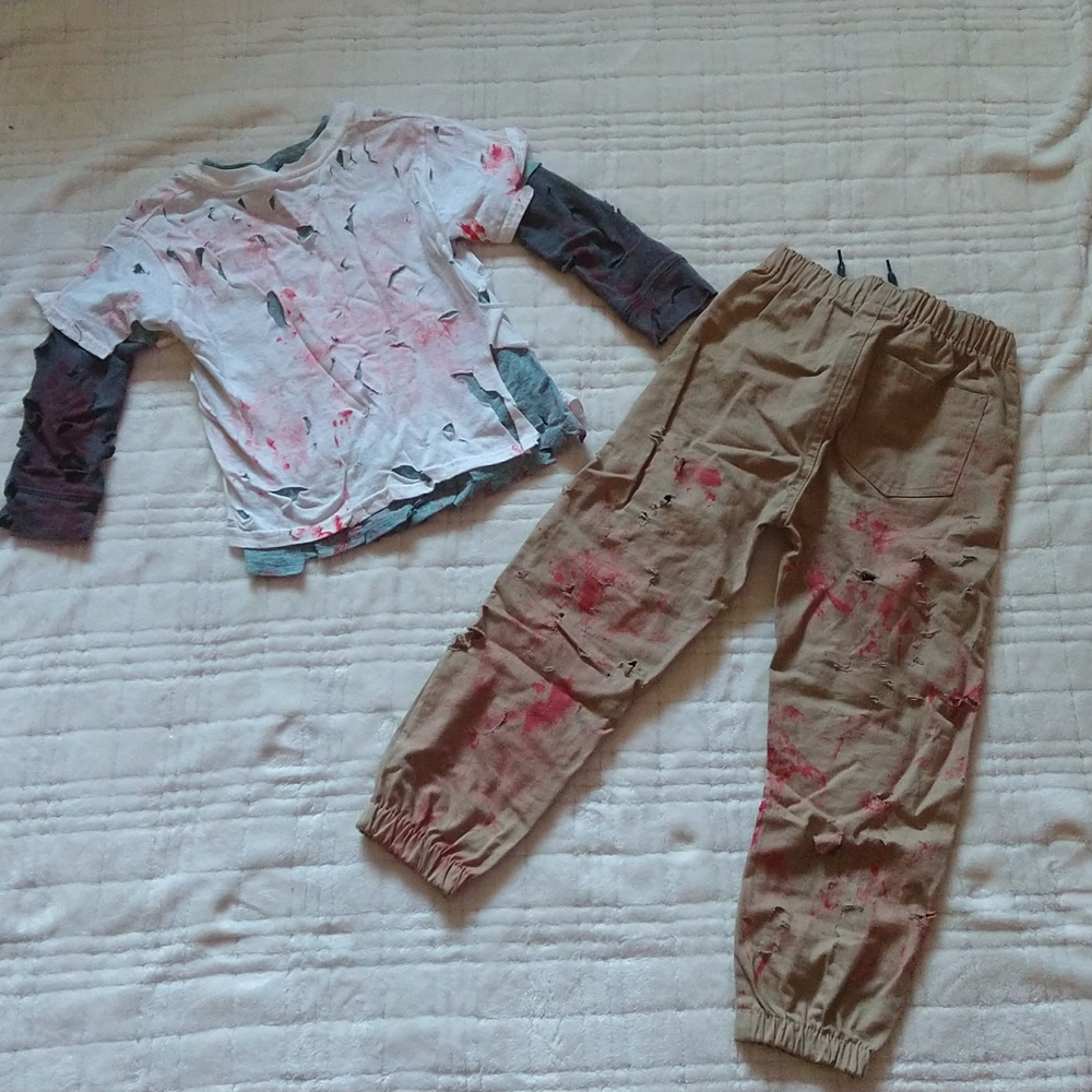 SIZE 4-5: Zombie Halloween Costume - Picture 5 of 9